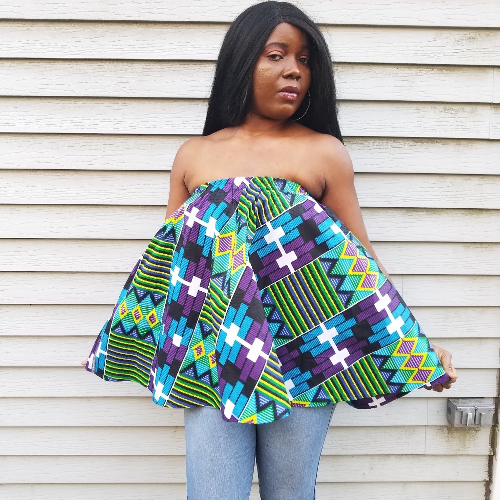 African Print Top